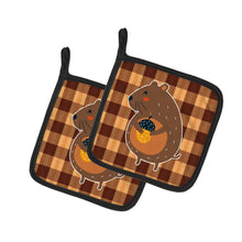 Load image into Gallery viewer, Suirrel with a Nut Pot Holders - Set of 2 - Heat-Resistant Kitchen Essentials BB6766PTHD