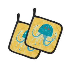 Load image into Gallery viewer, Jellyfish Pot Holders - Set of 2 - Heat-Resistant Kitchen Essentials BB6767PTHD