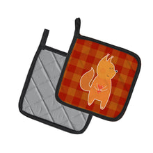 Load image into Gallery viewer, Fox Pot Holders - Set of 2 - Heat-Resistant Kitchen Essentials BB6768PTHD