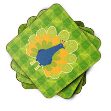 Load image into Gallery viewer, Pretty Peacock Foam Coaster  BB6770FC