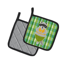 Load image into Gallery viewer, Raccoon Pot Holders - Set of 2 - Heat-Resistant Kitchen Essentials BB6774PTHD