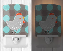 Load image into Gallery viewer, Grey Chicken Ceramic Night Light BB6778CNL