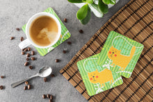 Load image into Gallery viewer, Cat on Paisley Foam Coaster  BB6785FC