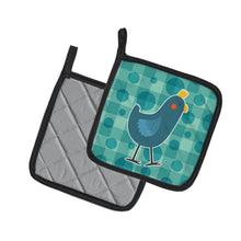 Load image into Gallery viewer, Polkadot Chicken Pot Holders - Set of 2 - Heat-Resistant Kitchen Essentials BB6786PTHD