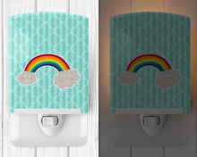 Load image into Gallery viewer, Rainbow in Clouds Ceramic Night Light BB6789CNL