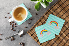 Load image into Gallery viewer, Rainbow in Clouds Foam Coaster  BB6789FC
