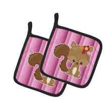 Load image into Gallery viewer, Squirrel Pot Holders - Set of 2 - Heat-Resistant Kitchen Essentials BB6793PTHD