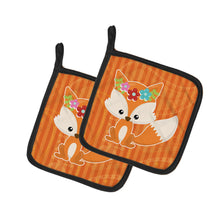 Load image into Gallery viewer, Fox Pot Holders - Set of 2 - Heat-Resistant Kitchen Essentials BB6794PTHD