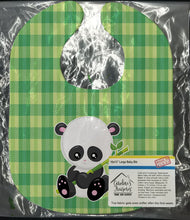 Load image into Gallery viewer, Panda Lucky Bamboo Baby Bib BB6801BIB