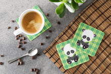 Load image into Gallery viewer, Panda Lucky Bamboo Foam Coaster  BB6801FC