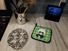 Load image into Gallery viewer, Panda Lucky Bamboo Pot Holders - Set of 2 - Heat-Resistant Kitchen Essentials BB6801PTHD