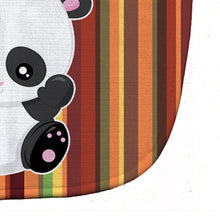 Load image into Gallery viewer, Striped Panda Baby Bib BB6802BIB