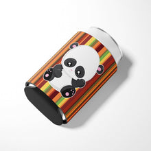 Load image into Gallery viewer, Striped Panda Can or Bottle Hugger BB6802CC