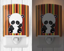 Load image into Gallery viewer, Striped Panda Ceramic Night Light BB6802CNL