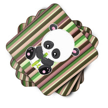 Load image into Gallery viewer, Bamboo Flute Panda Foam Coaster  BB6803FC