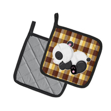 Load image into Gallery viewer, Panda Naptime Pot Holders - Set of 2 - Heat-Resistant Kitchen Essentials BB6804PTHD
