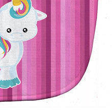 Load image into Gallery viewer, Pink Stripes Unicorn Baby Bib BB6806BIB