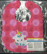 Load image into Gallery viewer, Polkadots Unicorn Baby Bib BB6810BIB