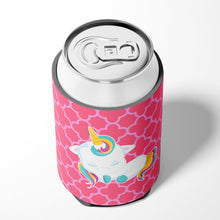 Load image into Gallery viewer, Quatrafoil Pink Unicorn Can or Bottle Hugger BB6811CC