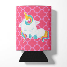 Load image into Gallery viewer, Quatrafoil Pink Unicorn Can or Bottle Hugger BB6811CC