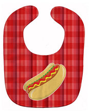 Load image into Gallery viewer, Hot Dog Plaid Baby Bib BB6813BIB