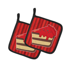 Load image into Gallery viewer, Christmas Cake Pot Holders - Set of 2 - Heat-Resistant Kitchen Essentials BB6815PTHD