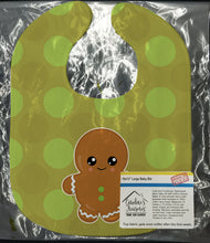 Load image into Gallery viewer, Christmas Gingerbread Man Baby Bib BB6816BIB