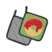 Load image into Gallery viewer, Christmas Donut Pot Holders - Set of 2 - Heat-Resistant Kitchen Essentials BB6818PTHD