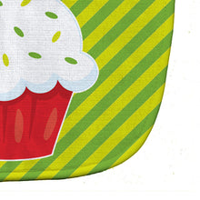 Load image into Gallery viewer, Christmas Pepermint Cupcake Baby Bib BB6819BIB