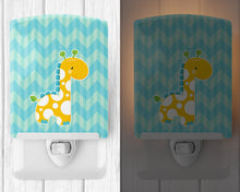 Load image into Gallery viewer, Boy Giraffe Ceramic Night Light BB6821CNL