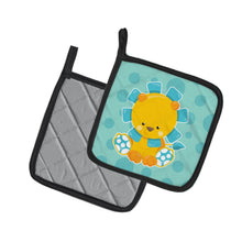 Load image into Gallery viewer, Boy Lion Pot Holders - Set of 2 - Heat-Resistant Kitchen Essentials BB6823PTHD