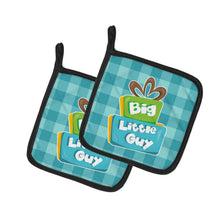 Load image into Gallery viewer, Boy Big Little Guy Pot Holders - Set of 2 - Heat-Resistant Kitchen Essentials BB6825PTHD