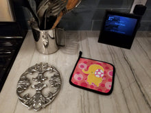 Load image into Gallery viewer, Girl Elephant Pot Holders - Set of 2 - Heat-Resistant Kitchen Essentials BB6828PTHD