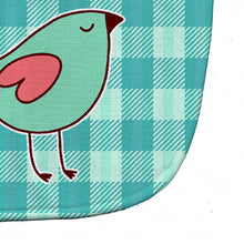 Load image into Gallery viewer, Bird on Blue Plaid Baby Bib BB6831BIB