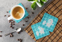 Load image into Gallery viewer, Mommy and Baby Elephant Foam Coaster  BB6834FC