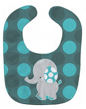 Load image into Gallery viewer, Polkadot Grey Elephant Baby Bib BB6837BIB