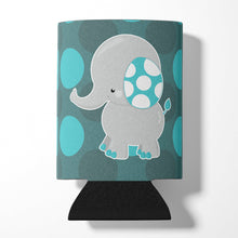 Load image into Gallery viewer, Polkadot Grey Elephant Can or Bottle Hugger BB6837CC
