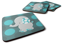 Load image into Gallery viewer, Polkadot Grey Elephant Foam Coaster  BB6837FC