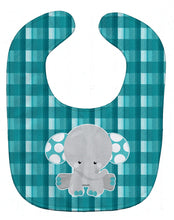 Load image into Gallery viewer, Plaid Elephant Baby Bib BB6840BIB