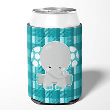 Load image into Gallery viewer, Plaid Elephant Can or Bottle Hugger BB6840CC