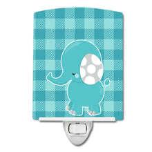 Load image into Gallery viewer, Striped Elephant Ceramic Night Light BB6841CNL
