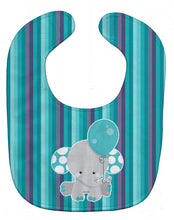 Load image into Gallery viewer, Grey Elephant with Balloon Baby Bib BB6842BIB