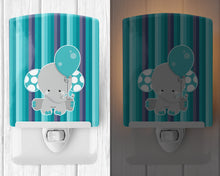 Load image into Gallery viewer, Grey Elephant with Balloon Ceramic Night Light BB6842CNL