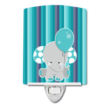 Load image into Gallery viewer, Grey Elephant with Balloon Ceramic Night Light BB6842CNL