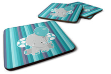 Load image into Gallery viewer, Grey Elephant with Balloon Foam Coaster  BB6842FC