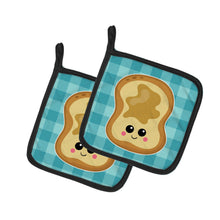 Load image into Gallery viewer, Peanut Butter Toast Pot Holders - Set of 2 - Heat-Resistant Kitchen Essentials BB6843PTHD