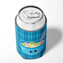 Load image into Gallery viewer, Blue bowl of Cereal Can or Bottle Hugger BB6845CC