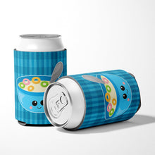 Load image into Gallery viewer, Blue bowl of Cereal Can or Bottle Hugger BB6845CC