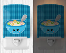 Load image into Gallery viewer, Blue bowl of Cereal Ceramic Night Light BB6845CNL