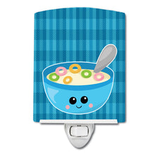 Load image into Gallery viewer, Blue bowl of Cereal Ceramic Night Light BB6845CNL